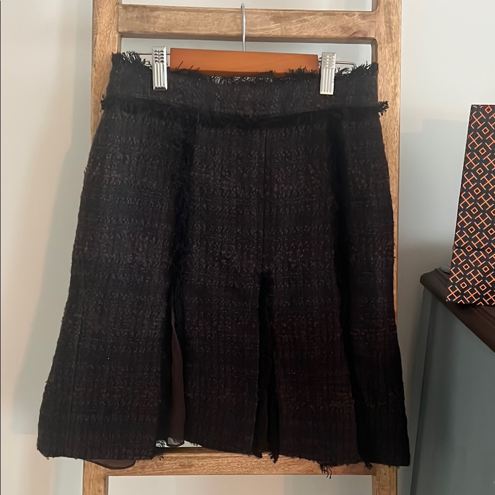 Tory Burch Black A-Line Knee-Length Skirt